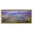 thumbnail image 1 of Stupell Industries Classic Monet Pond Lilies Landscape & Nature Painting Gold Floater Framed Canvas Art Print Wall Art, 31 x 14, 1 of 10