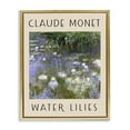 thumbnail image 1 of Stupell Industries Cottage Classic Monet Water Lilies Gold Floating Frame Canvas Art, 17 x 21, by Lil' Rue, 1 of 8