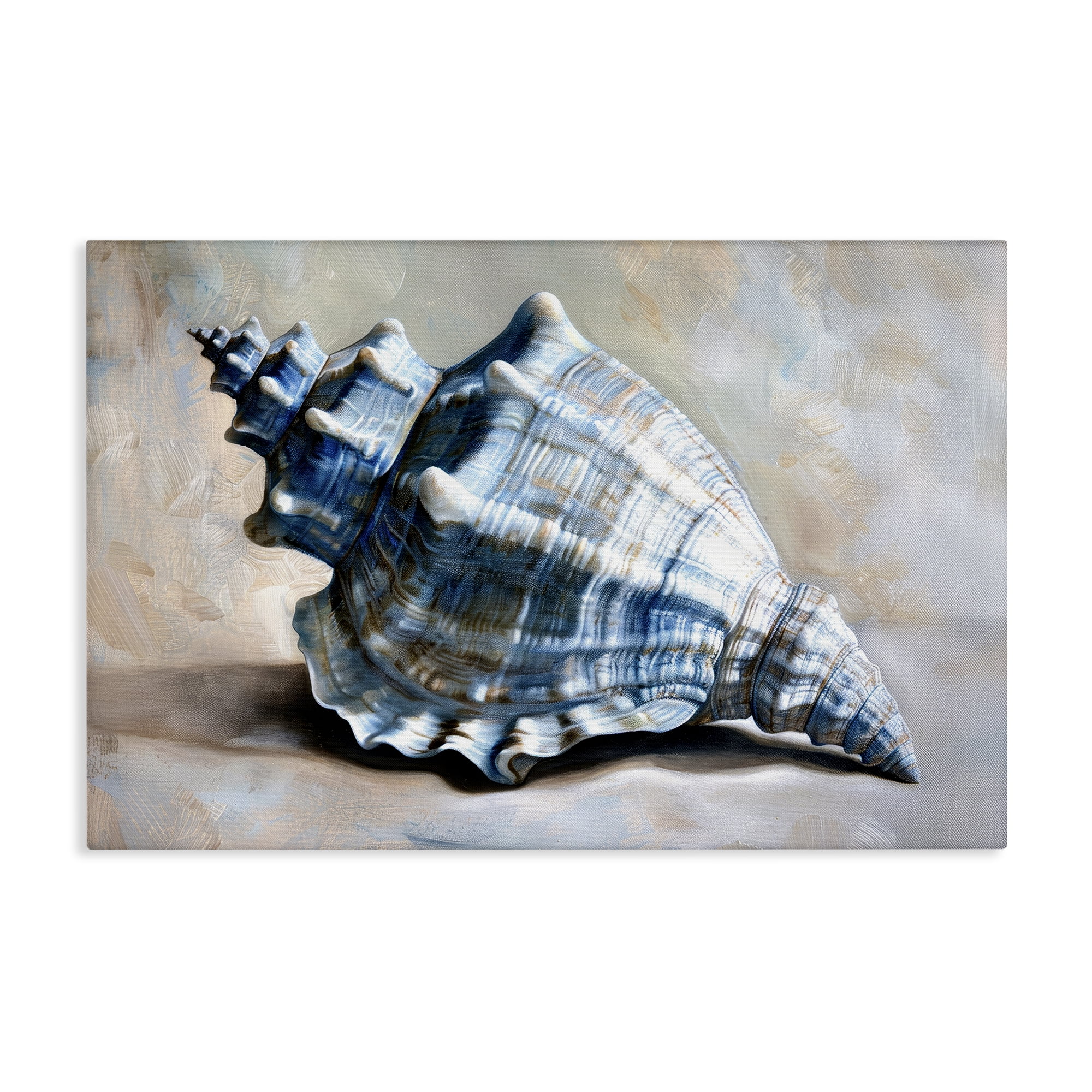 Stupell Industries Classic Ocean Conch Animals Painting Wrapped Canvas Art Print Wall Art, 24 x 16