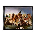 thumbnail image 1 of Stupell Industries Classic People Collage Novelty Painting Black Floater Framed Canvas Art Print Wall Art, 31 x 25, 1 of 10