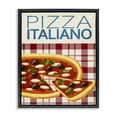 thumbnail image 1 of Stupell Industries Classic Pizza Italiano Food & Beverage Painting Black Floater Framed Canvas Art Print Wall Art, 25 x 31, 1 of 9