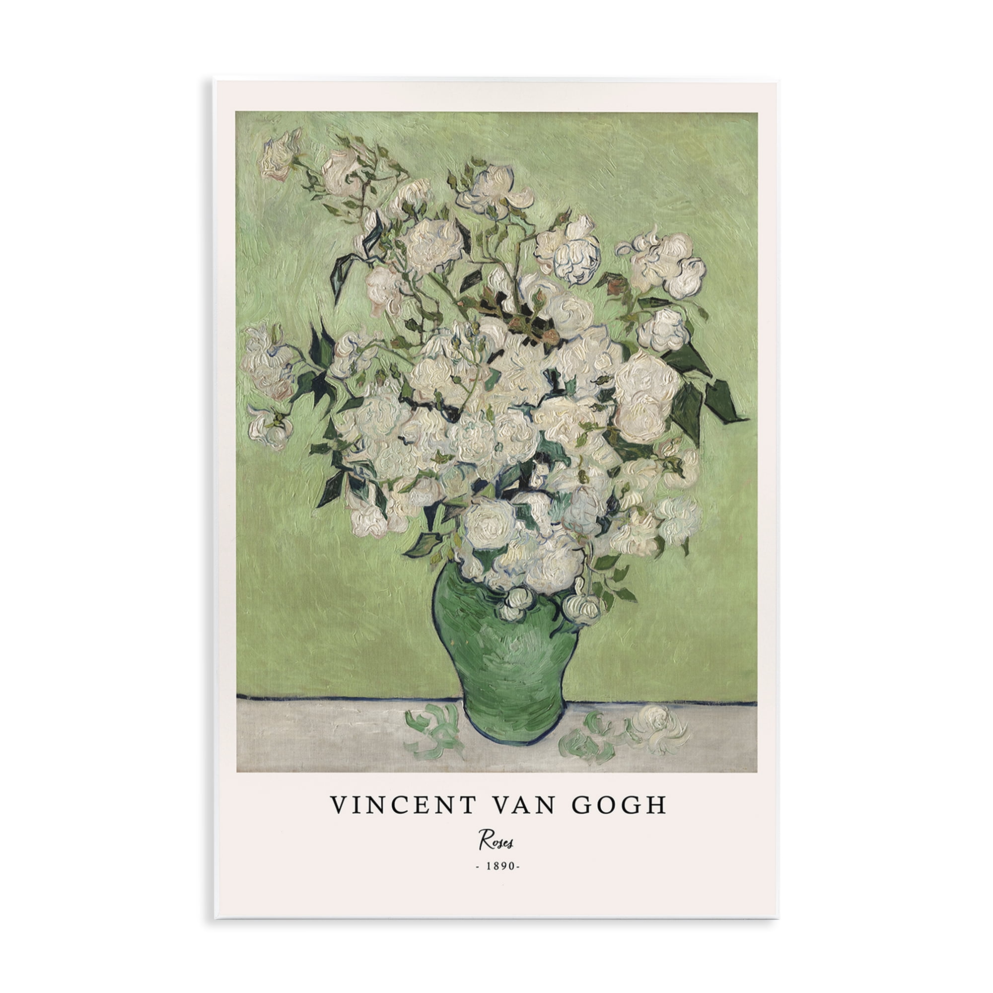 Stupell Industries Classic Roses Van Gogh Wall Plaque Art, design by Vintage Hustle