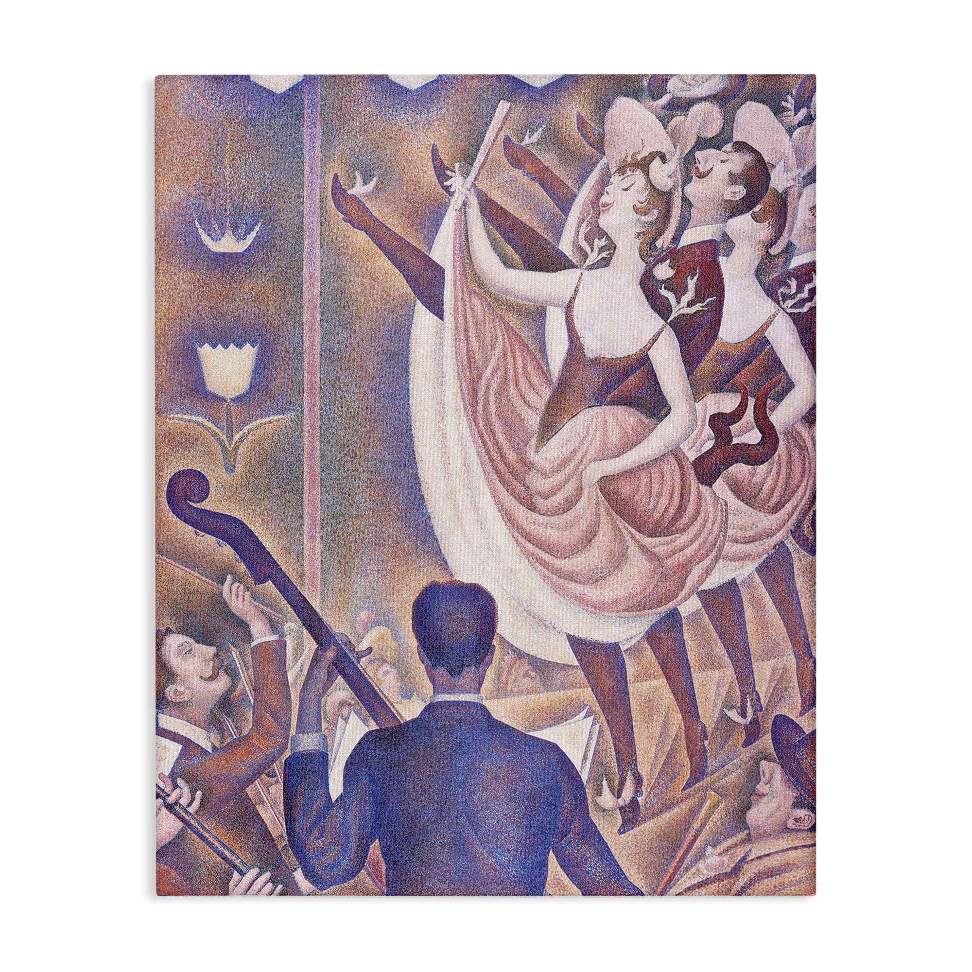 Stupell Industries Classic Seurat Dancers People Painting Wrapped Canvas Art Print Wall Art, 36 x 48