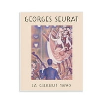 Stupell Industries Classic Seurat Poster People Painting Unframed Art Print Wall Art, 11 x 14