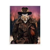 Stupell Industries Classic Squirrel Fashion Animals & Insects Painting Unframed Art Print Wall Art, 11 x 14