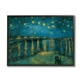 thumbnail image 1 of Stupell Industries Classic Starry Night Over the Rhone Van Gogh Painting Black Framed by Vincent Van Gogh, 1 of 8