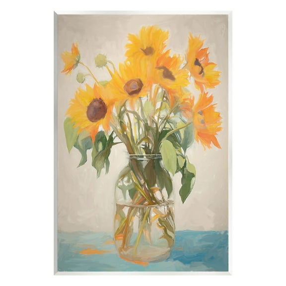 Stupell Industries Classic Sunflower Bouquet Botanical & Floral Painting Unframed Art Print Wall Art, 10 x 15