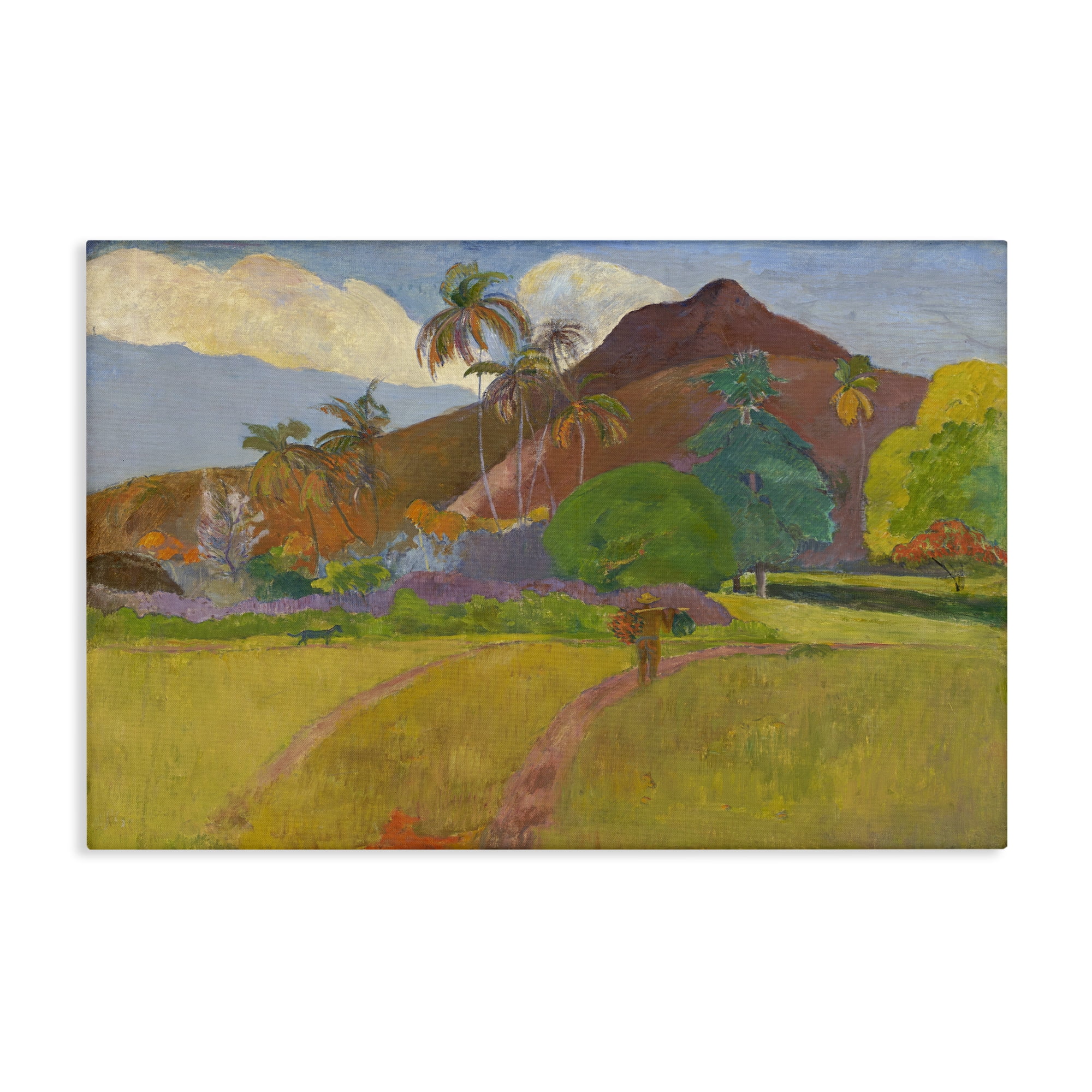 Stupell Industries Classic Tahitian Landscape Landscape & Nature Painting Wrapped Canvas Art Print Wall Art, 36 x 24