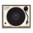 thumbnail image 1 of Stupell Industries Classic Tunes Turntable Brown Framed Floater Canvas Wall Art design by Annabelle Hall, 17 x 21, 1 of 9