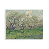 Stupell Industries Classic Van Gogh Blossoming Orchard Landscape & Nature Painting Unframed Art Print Wall Art, 14 x 11