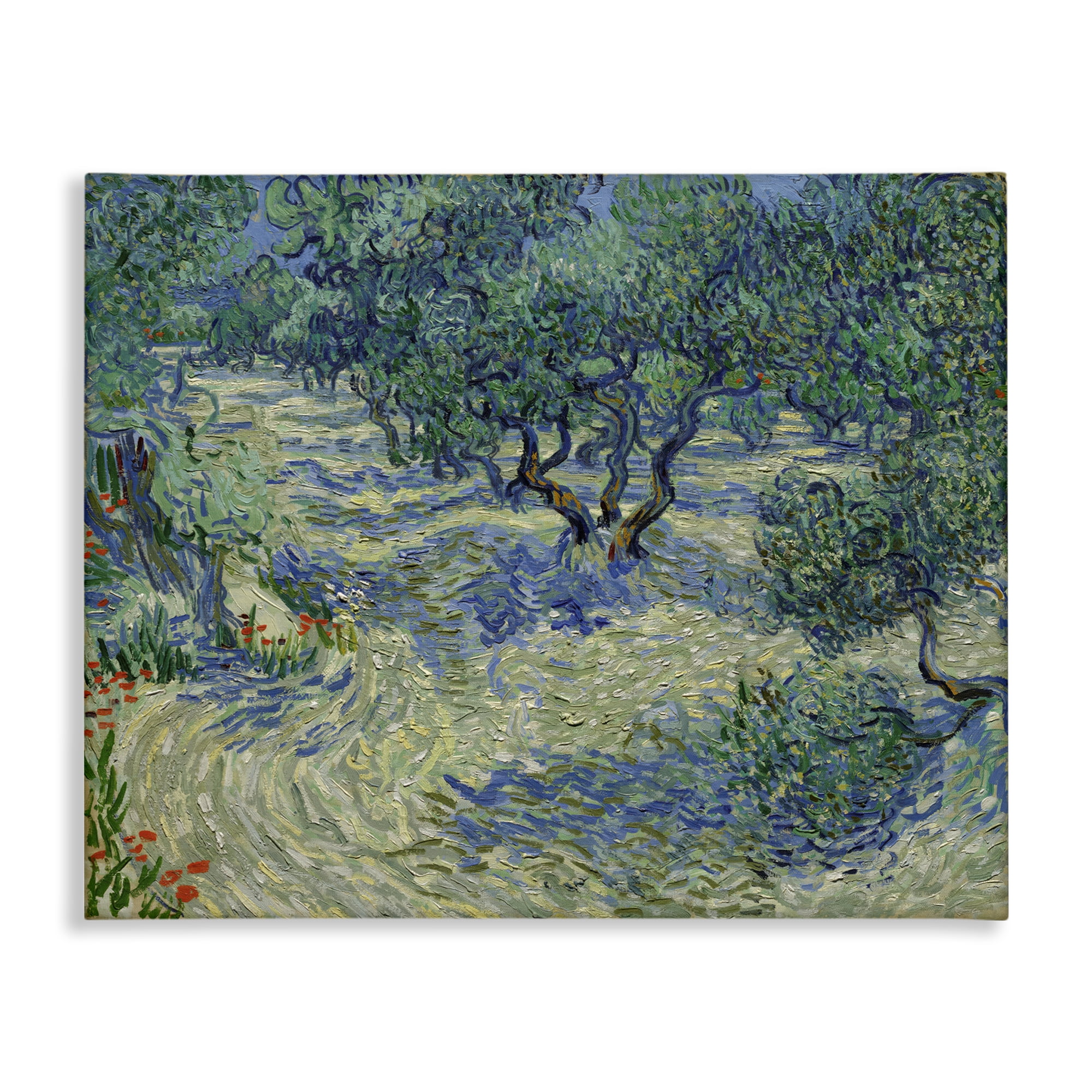 Stupell Industries Classic Van Gogh Olive Orchard Landscape & Nature Painting Wrapped Canvas Art Print Wall Art, 40 x 30
