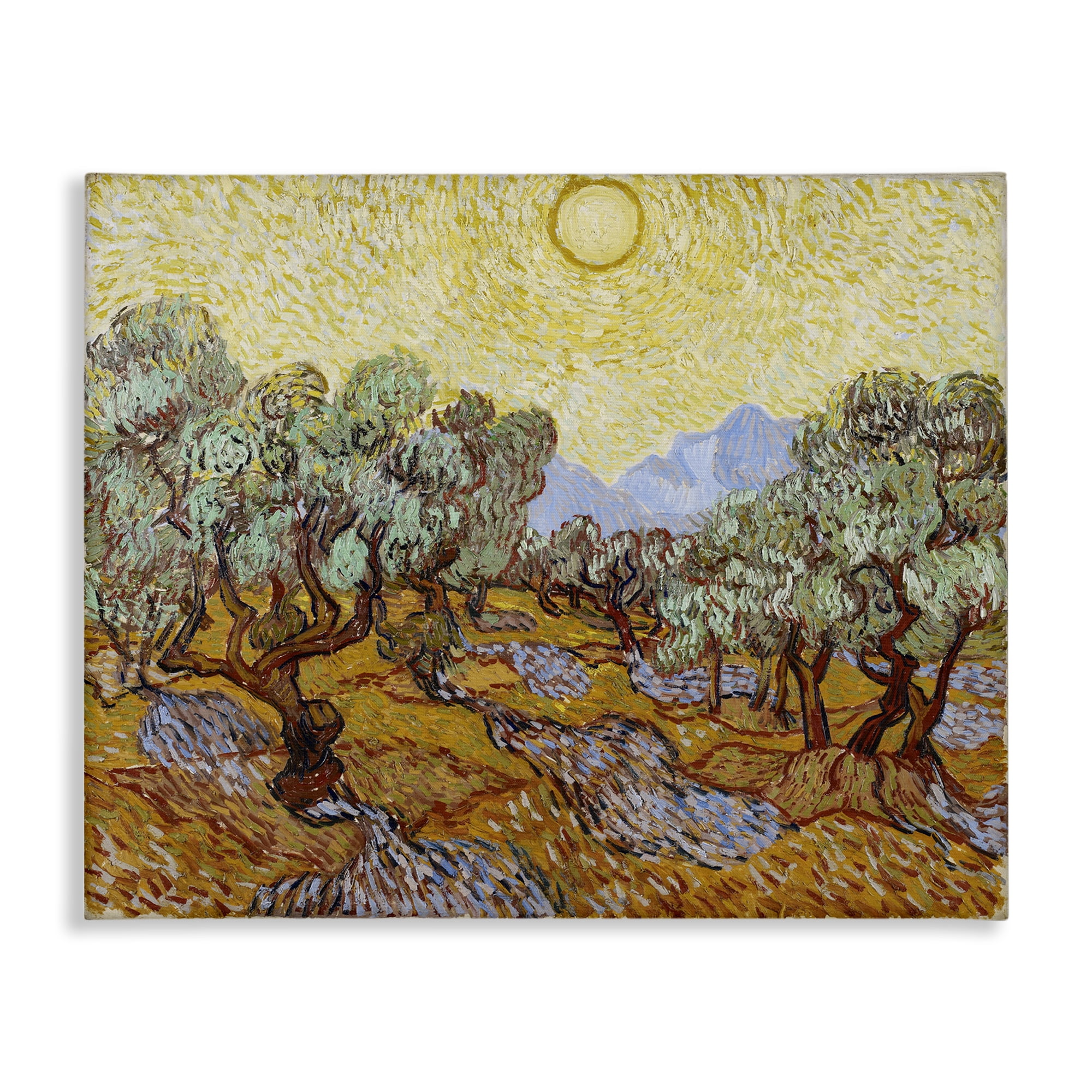 Stupell Industries Classic Van Gogh Olive Trees Landscape & Nature Painting Wrapped Canvas Art Print Wall Art, 30 x 24