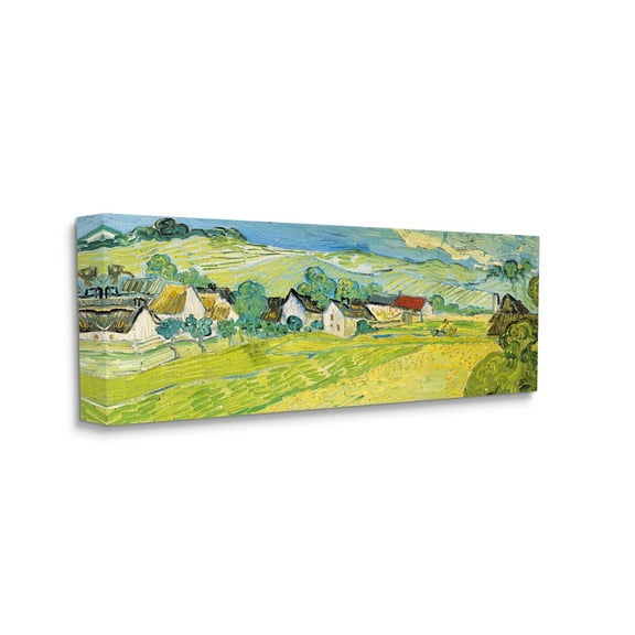 Stupell Industries Classic Van Gogh Sunny View Painting Vue Ensoleille Canvas Wall Art by Vincent Van Gogh