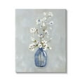 thumbnail image 1 of Stupell Industries Classic White Flower Arrangement Blue Vase Ikebana Painting, 30 x 40, Design by Sally Swatland, 1 of 5