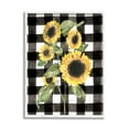 thumbnail image 1 of Stupell Industries Classic Yellow Sunflower Floral Bunch Buffalo Check Plaid, 16 x 20, Design by Jennifer Goldberger, 1 of 7