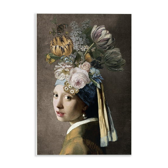 Stupell Industries Classic with Vintage Blooms People Painting Unframed Art Print Wall Art, 10 x 15
