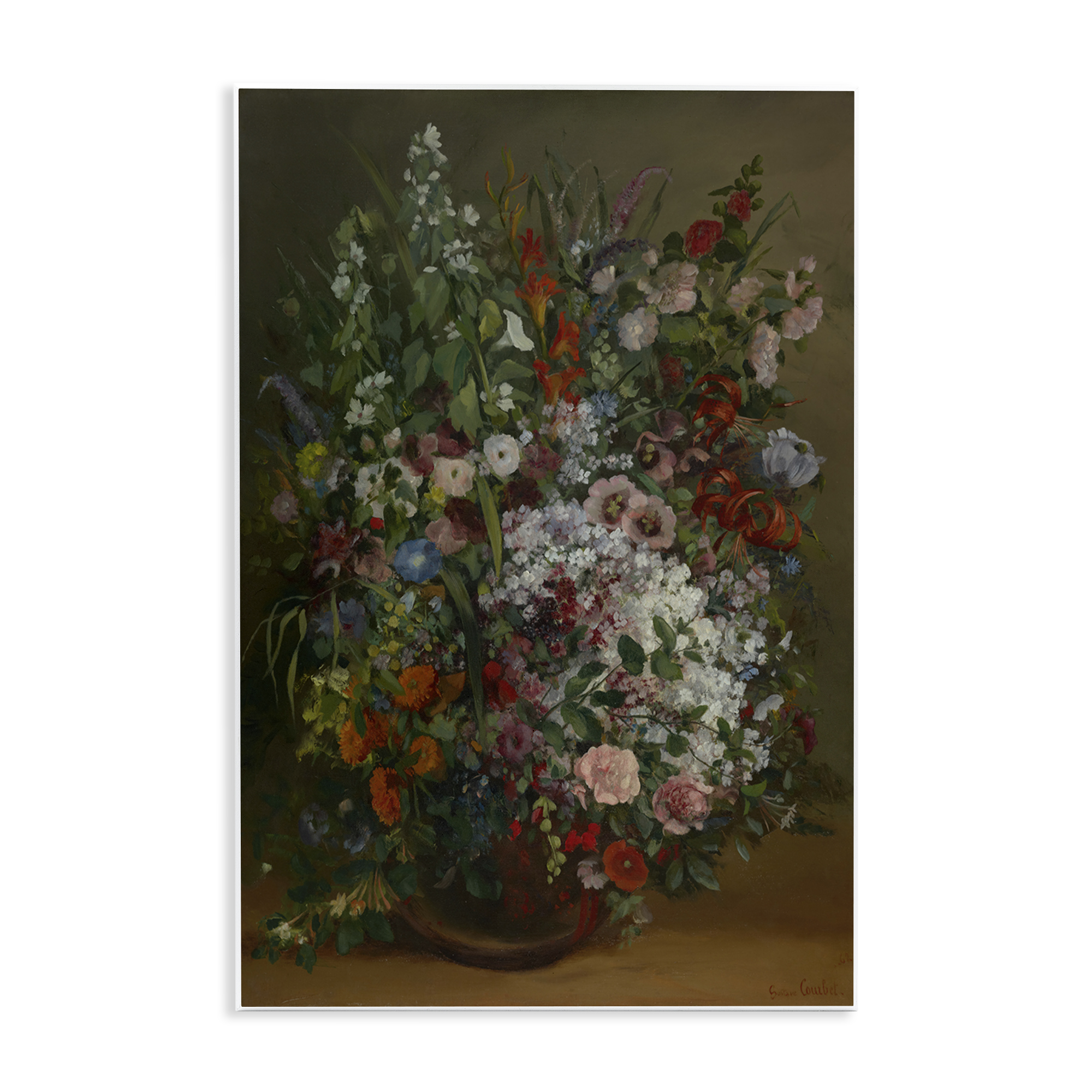 Stupell Industries Classical Bouquet of Flowers Plants & Flowers Painting Unframed Art Print Wall Art, 13 x 19