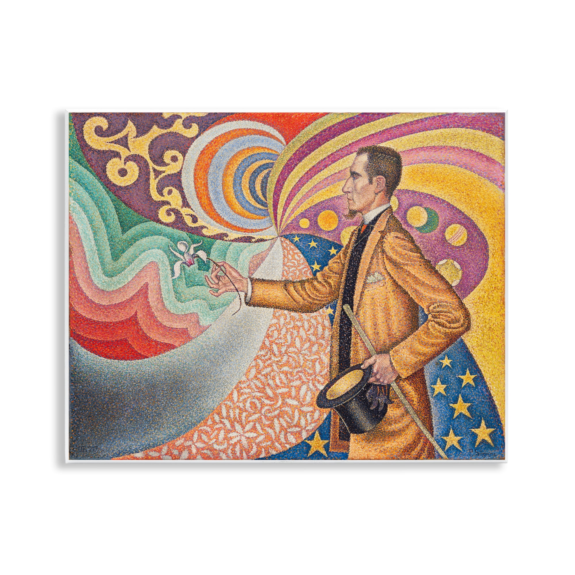 Stupell Industries Classical Georges Signac Painting People Painting Unframed Art Print Wall Art, 14 x 11