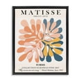 thumbnail image 1 of Stupell Industries Classical Matisse Painting Cut Out Forms Traditional Abstract Jet Black Framed Floating Canvas Wall Art, 24x30, by Ros Ruseva, 1 of 5
