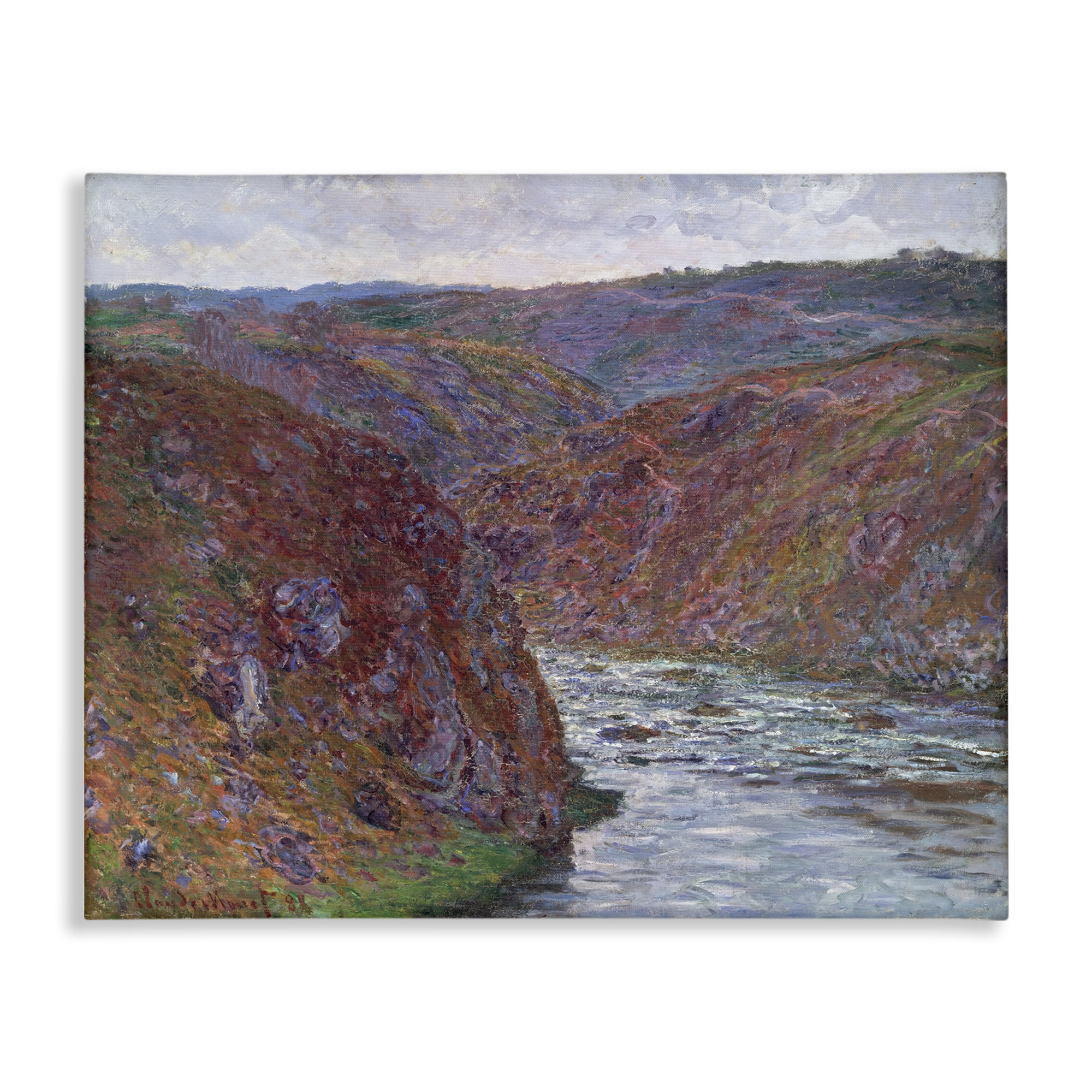 Stupell Industries Classical Valley of Creuse Landscape & Nature Painting Wrapped Canvas Art Print Wall Art, 30 x 24
