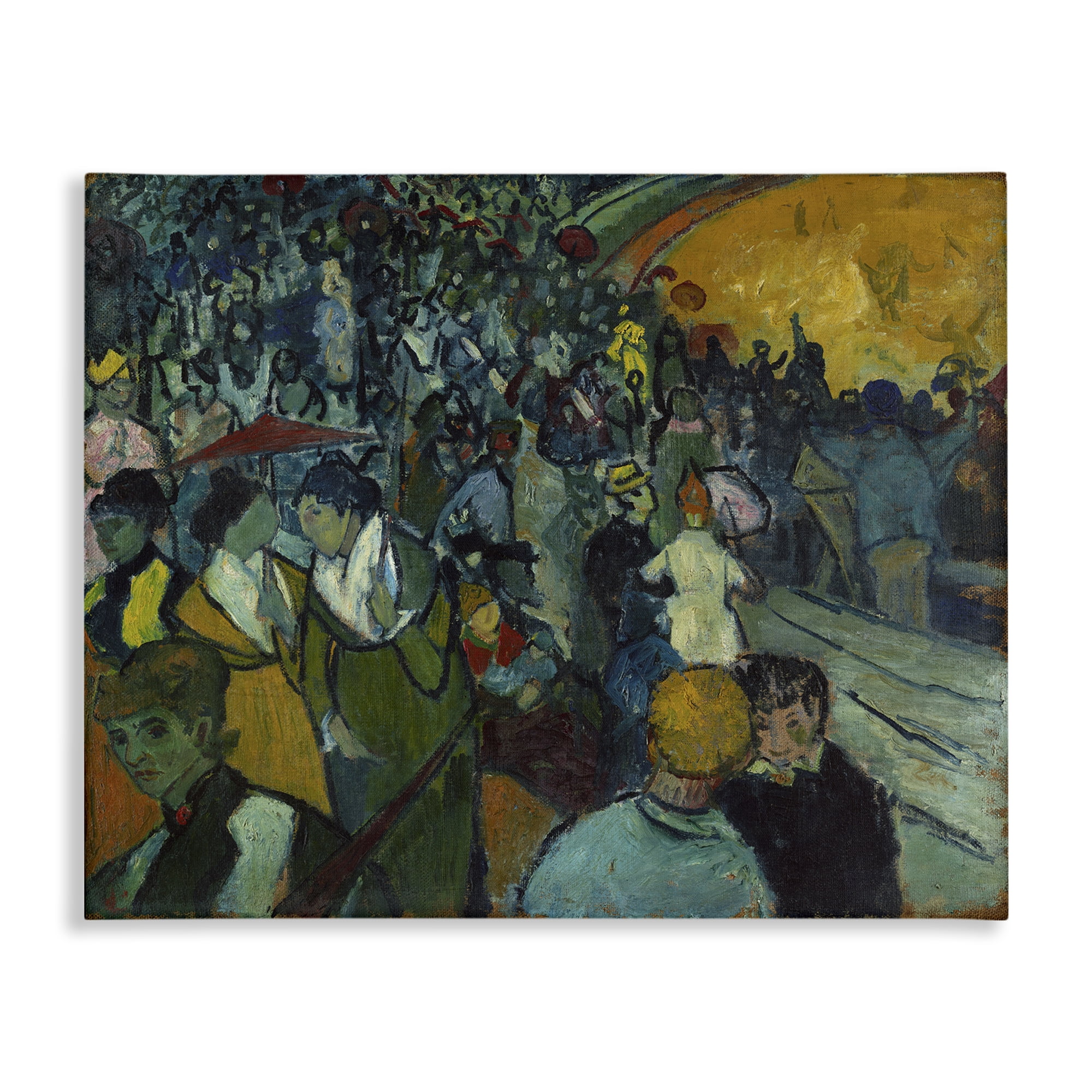 Stupell Industries Classical Van Gogh Arena People Painting Wrapped Canvas Art Print Wall Art, 40 x 30