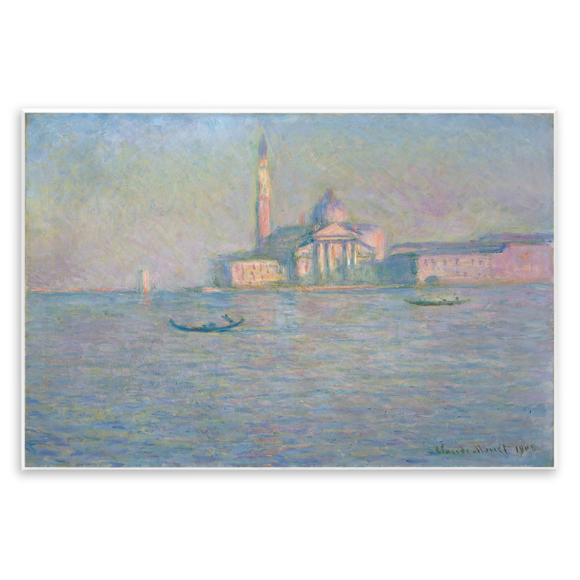 Stupell Industries Classical Venice Church Landscape & Nature Painting Unframed Art Print Wall Art, 15 x 10