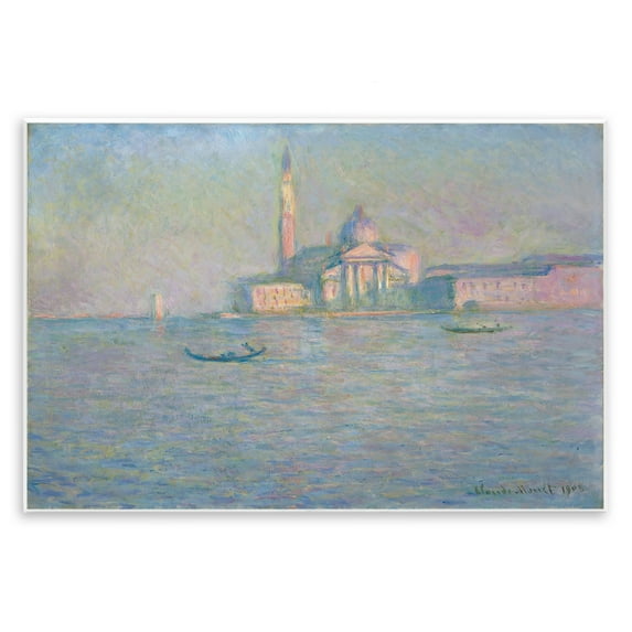 Stupell Industries Classical Venice Church Landscape & Nature Painting Unframed Art Print Wall Art, 15 x 10