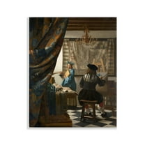 Stupell Industries Classical Vermeer Painting People Painting Unframed Art Print Wall Art, 11 x 14