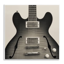 Stupell Industries Classy Electric Guitar Entertainment Photography Unframed Art Print Wall Art, 12 x 12