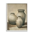 thumbnail image 1 of Stupell Industries Clay Plant Pottery Jars Still Life Pencil Sketch,24 x 30, Design by Andre Mazo, 1 of 7