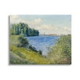 thumbnail image 1 of Stupell Industries Clear Blue Water Seaside Rural Grassland Trees Painting Gallery Wrapped Canvas Print Wall Art, Design by Lettered and Lined, 1 of 5