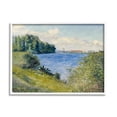 thumbnail image 1 of Stupell Industries Clear Blue Water Seaside Rural Grassland Trees Painting White Framed Art Print Wall Art, Design by Lettered and Lined, 1 of 8