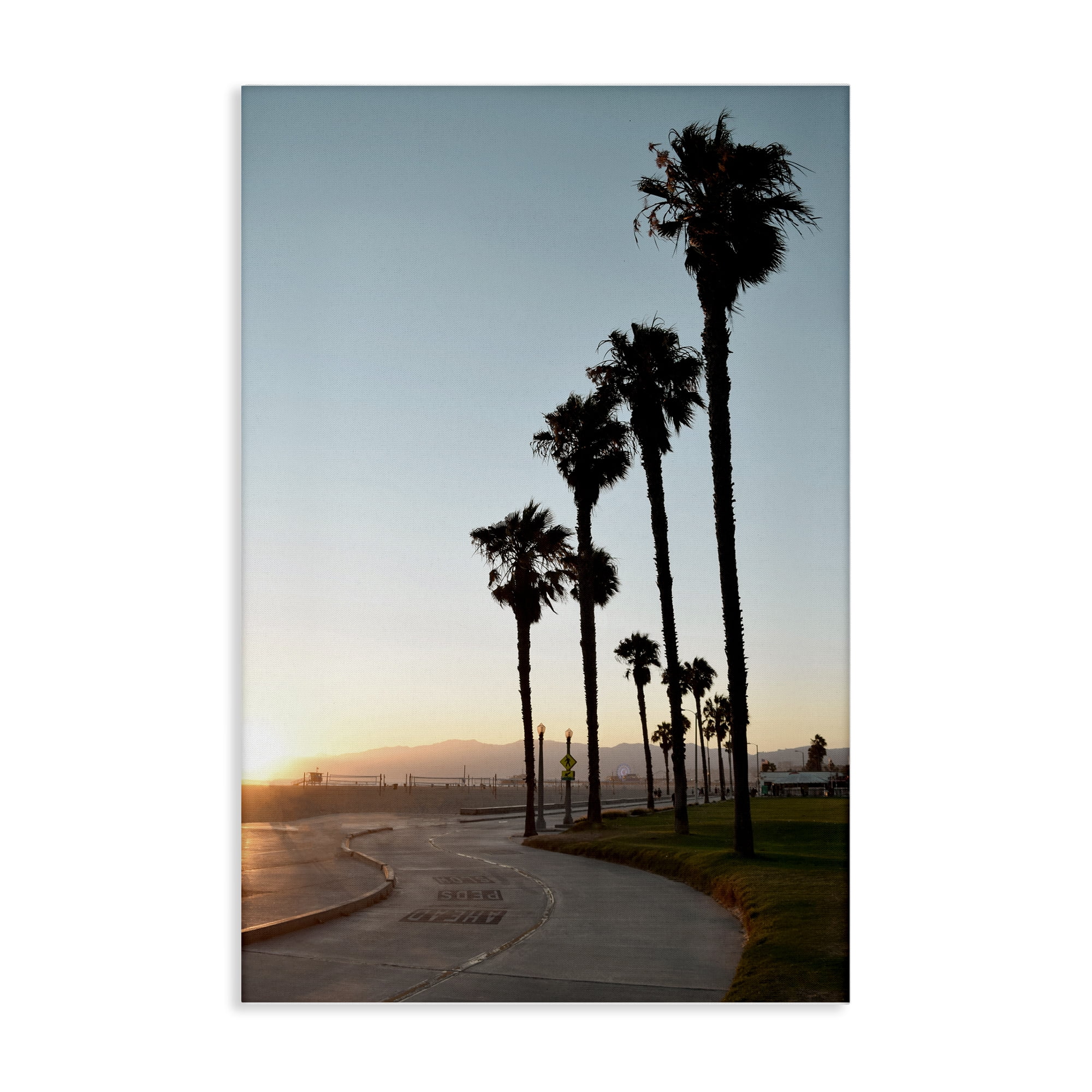 Stupell Industries Clear Day Palm Trees Landscape & Nature Photography Wrapped Canvas Art Print Wall Art, 20 x 30