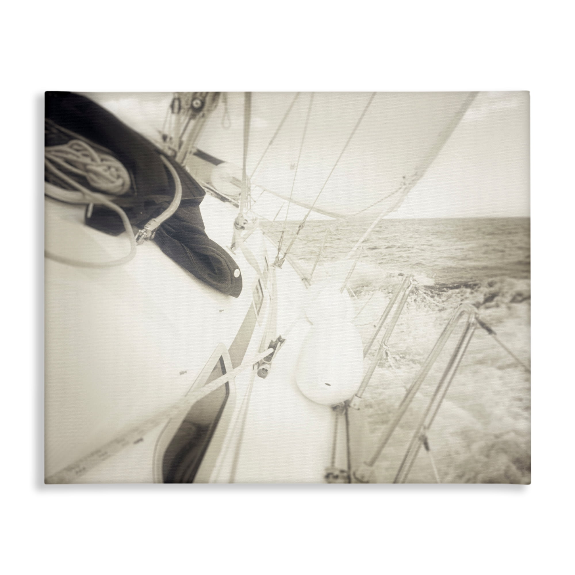 Stupell Industries Clear Day Sailing Transportation Photography Wrapped Canvas Art Print Wall Art, 48 x 36