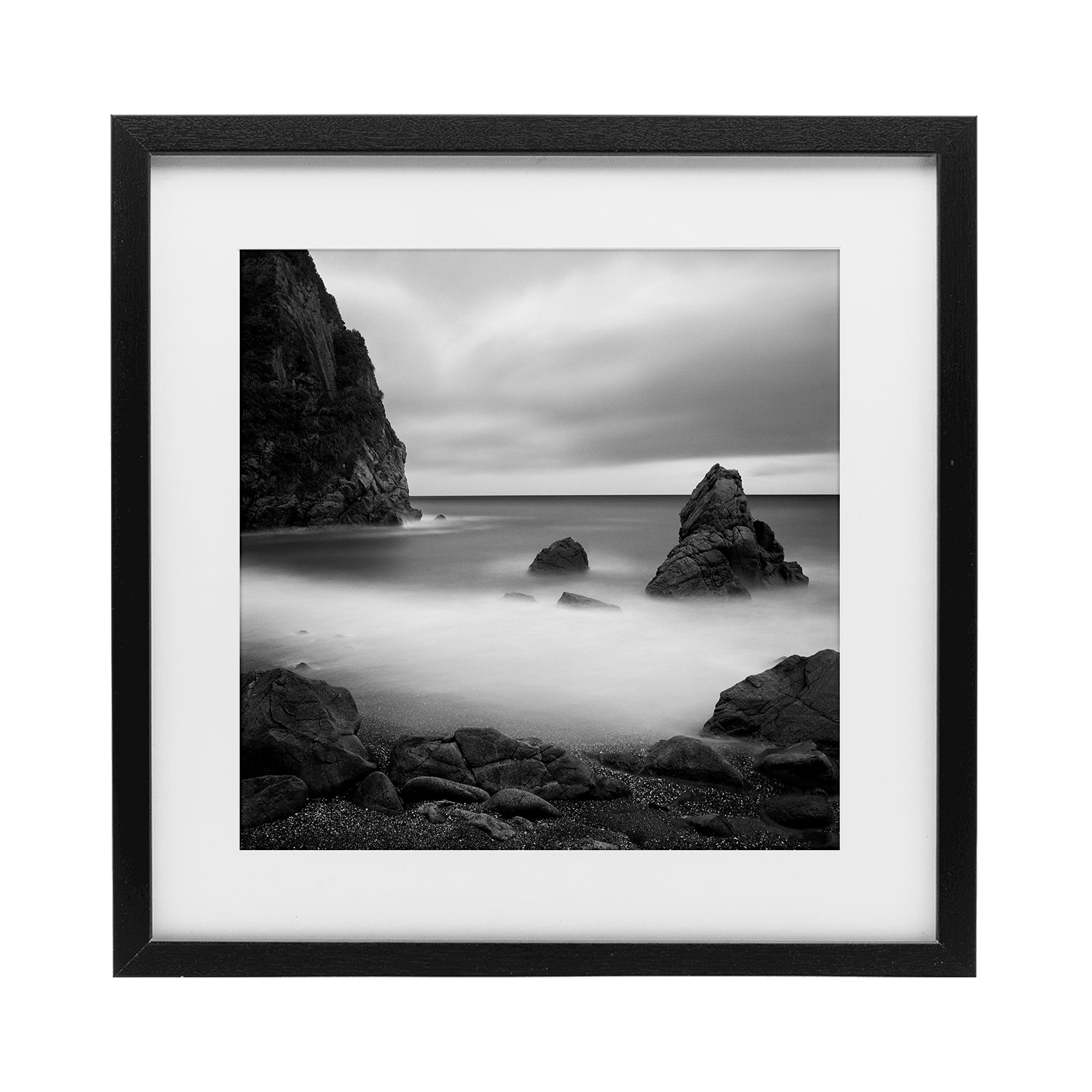 Stupell Industries Clear To The Horizon Black Framed Print Under Glass, design by Chip Forelli