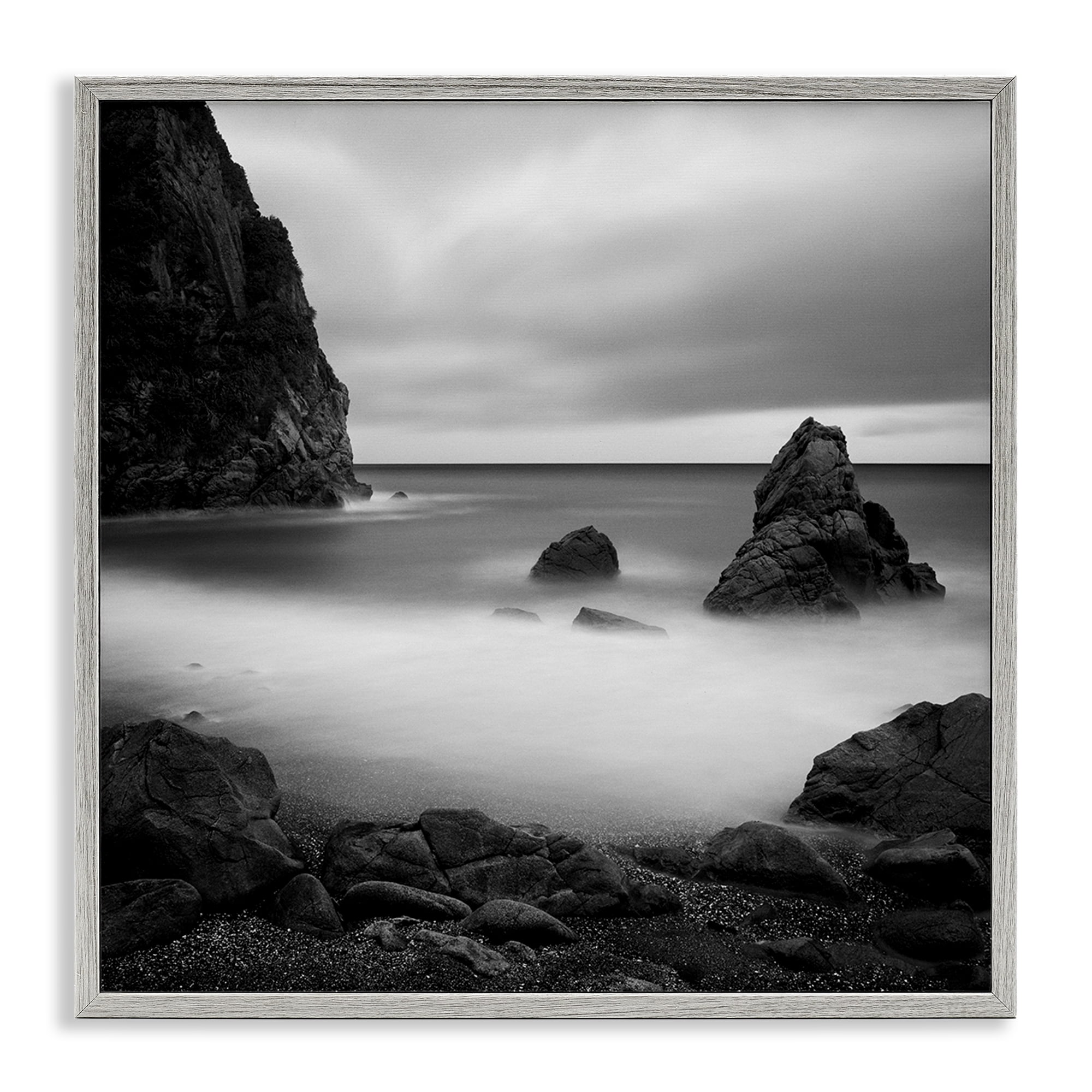 Stupell Industries Clear To The Horizon Gray Framed Giclee Art, design by Chip Forelli