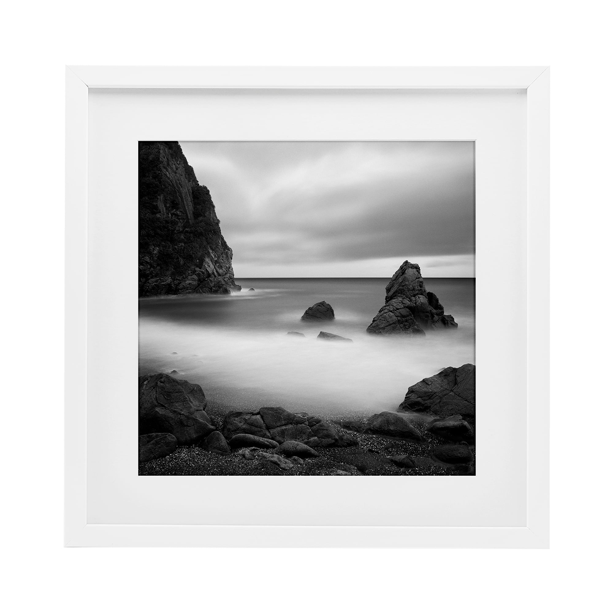 Stupell Industries Clear To The Horizon White Framed Print Under Glass, design by Chip Forelli
