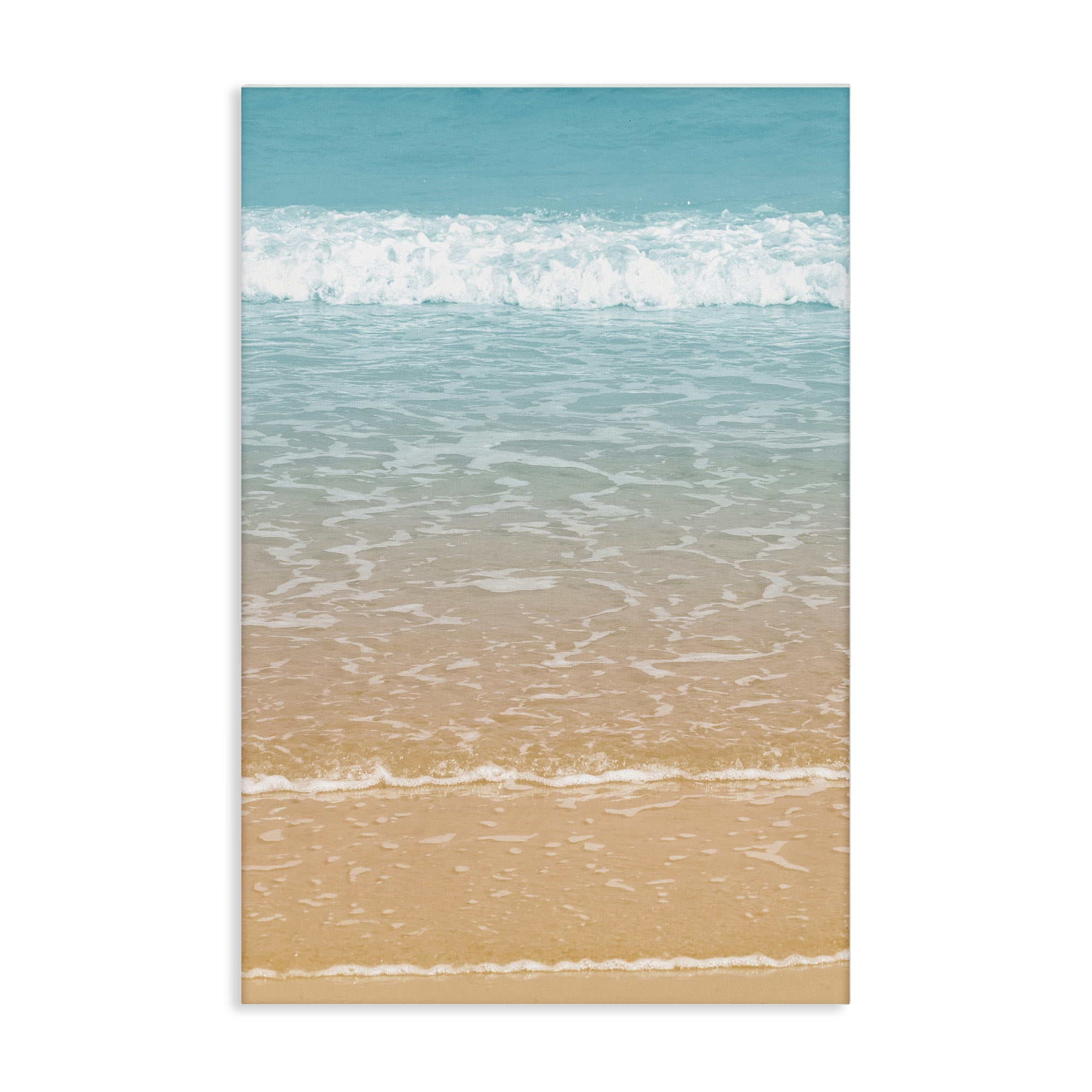 Stupell Industries Clear Waters Shore Nautical & Beach Photography Wrapped Canvas Art Print Wall Art, 16 x 24