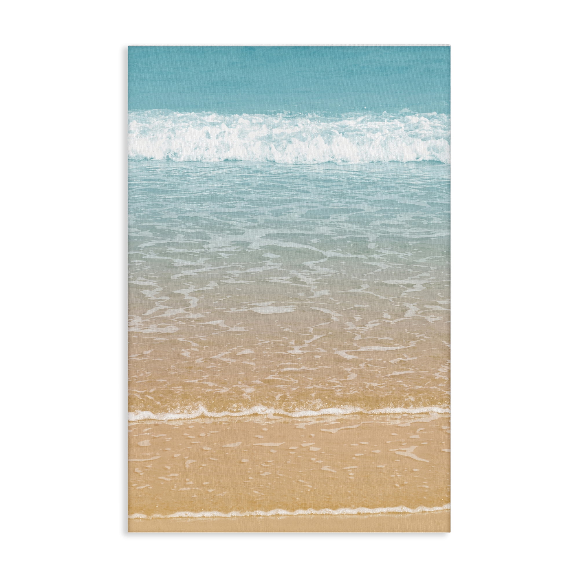 Stupell Industries Clear Waters Shore Nautical & Beach Photography Wrapped Canvas Art Print Wall Art, 30 x 45