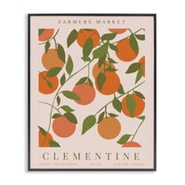 Stupell Industries Clementine Gallery Print Food & Beverage Painting Black Framed Art Print Wall Art, 11 x 14