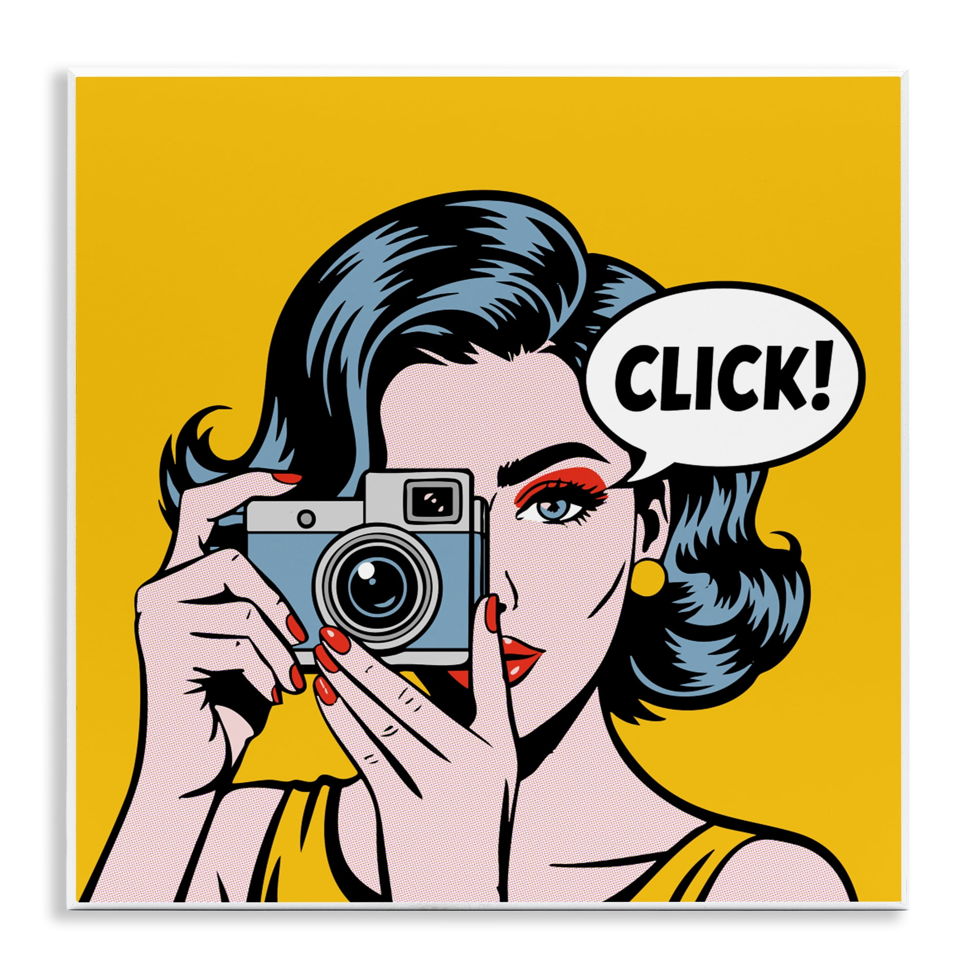 Stupell Industries Click Retro Photographer Wall Plaque Art, design by Andreas Magnusson