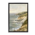 thumbnail image 1 of Stupell Industries Coastal Cliffs Off The Sea Black Floating Frame Canvas Art, 17 x 25, by Petals Prints Design, 1 of 6