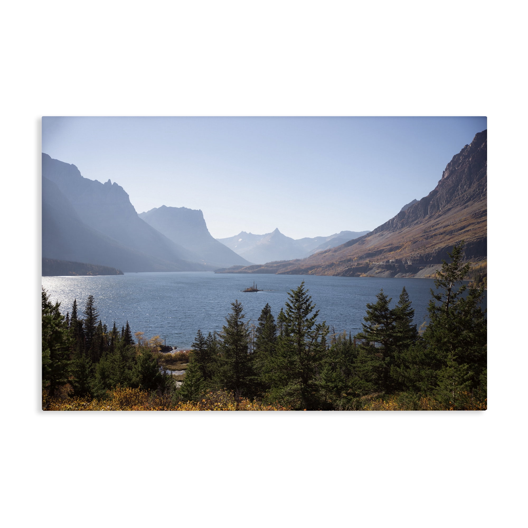 Stupell Industries Cliffs Overlooking Lake Canvas Wall Art, design by Carol Robinson