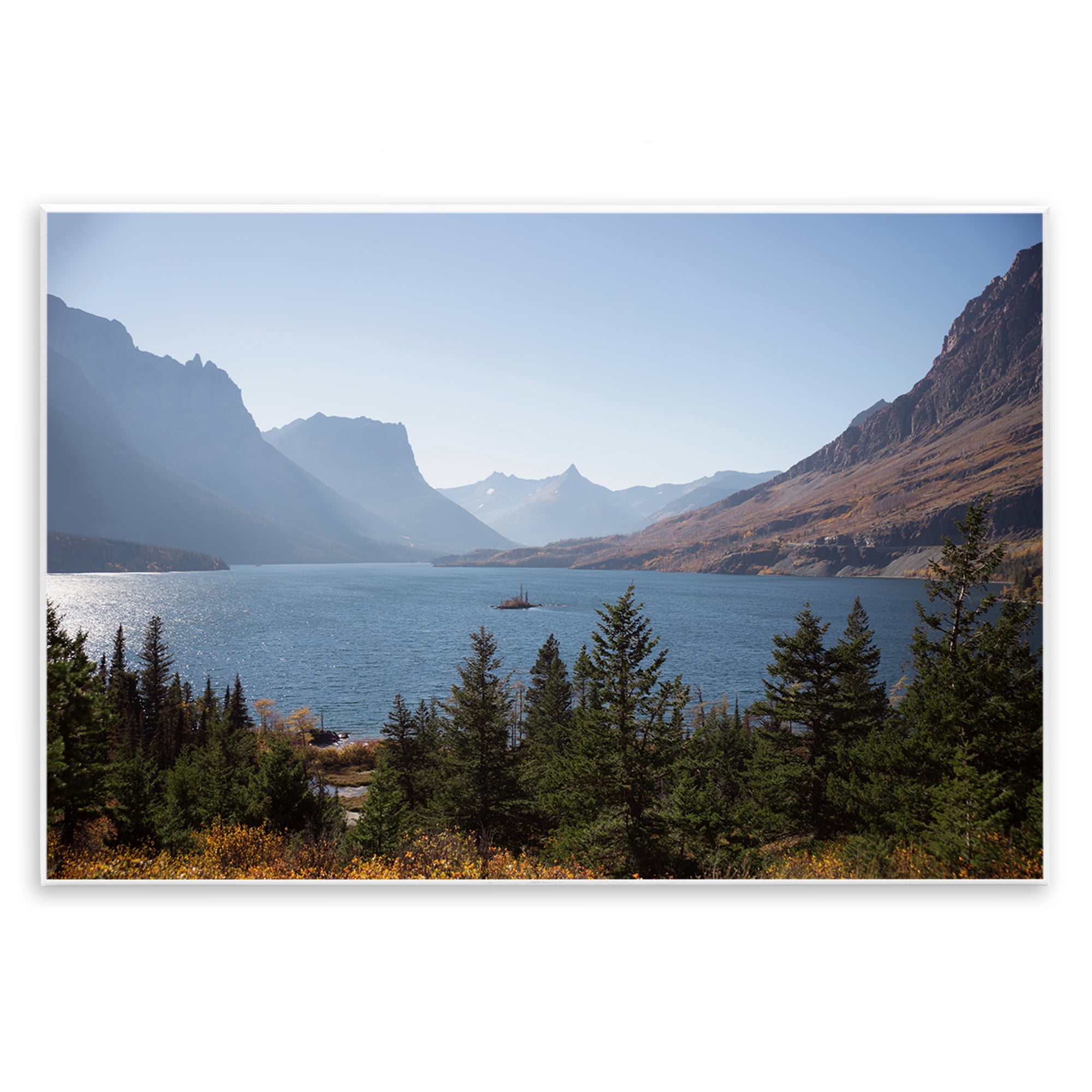 Stupell Industries Cliffs Overlooking Lake Wall Plaque Art, design by Carol Robinson