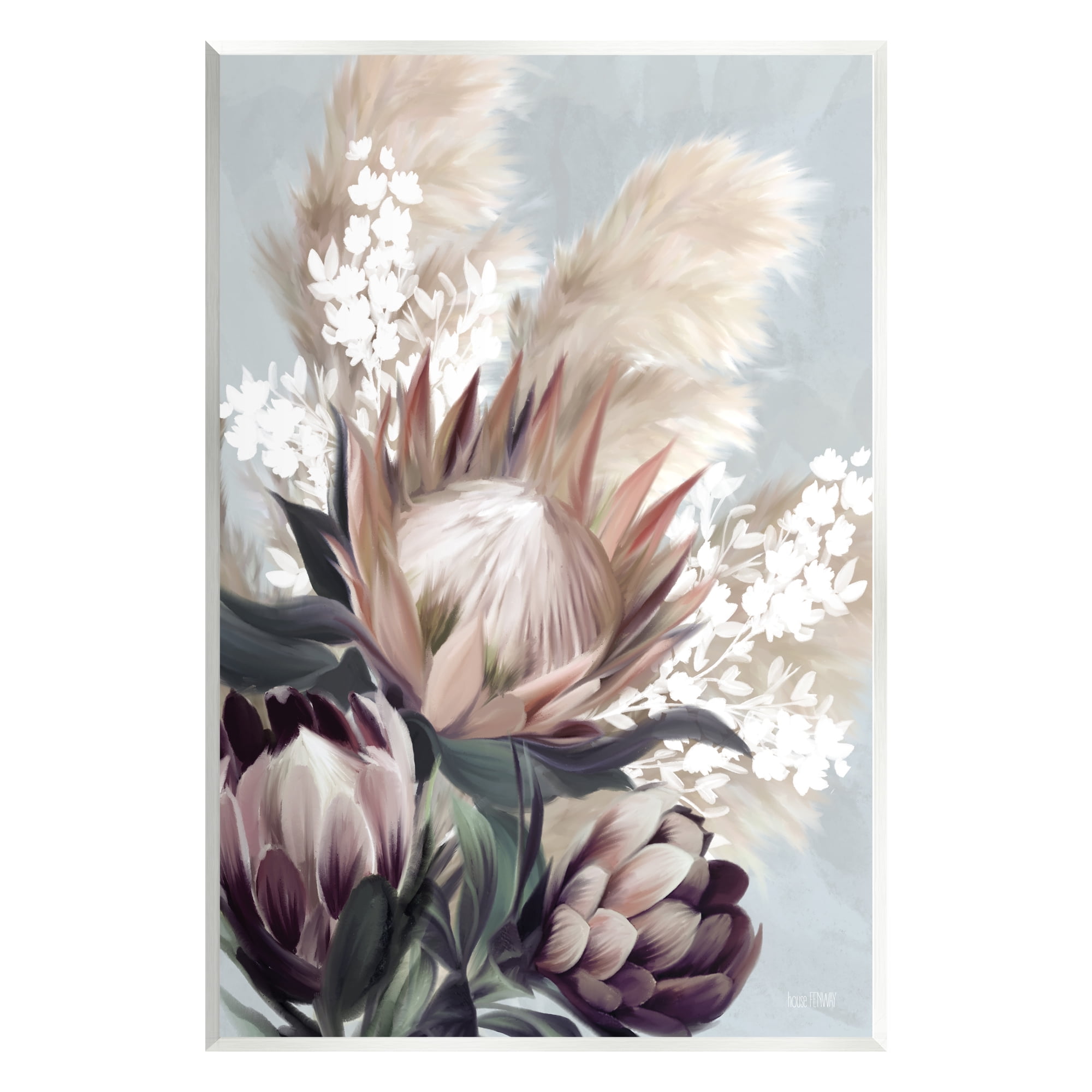 Stupell Industries Close Up Country Plants Botanical & Floral Painting Unframed Art Print Wall Art, 10 x 15