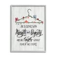 thumbnail image 1 of Stupell Industries Clothed With Strength Dignity Chic Motivational Laundry Phrase, 16 x 20,Design by Kristen Brockmon, 1 of 5