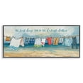 thumbnail image 1 of Stupell Industries Farmhouse Clothesline By The Sea Black Framed Giclee Art, 24 x 10, by Charlene Olson, 1 of 8