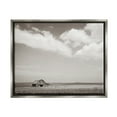 thumbnail image 1 of Stupell Industries Clouds over Barn Pasture Landscape Photography Gray Floater Framed Canvas Art Print Wall Art, 21 x 17, 1 of 10