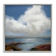 thumbnail image 1 of Stupell Industries Clouds over Sea Painting Landscape & Nature Painting Gray Framed Art Print Wall Art, 12 x 12, 1 of 2