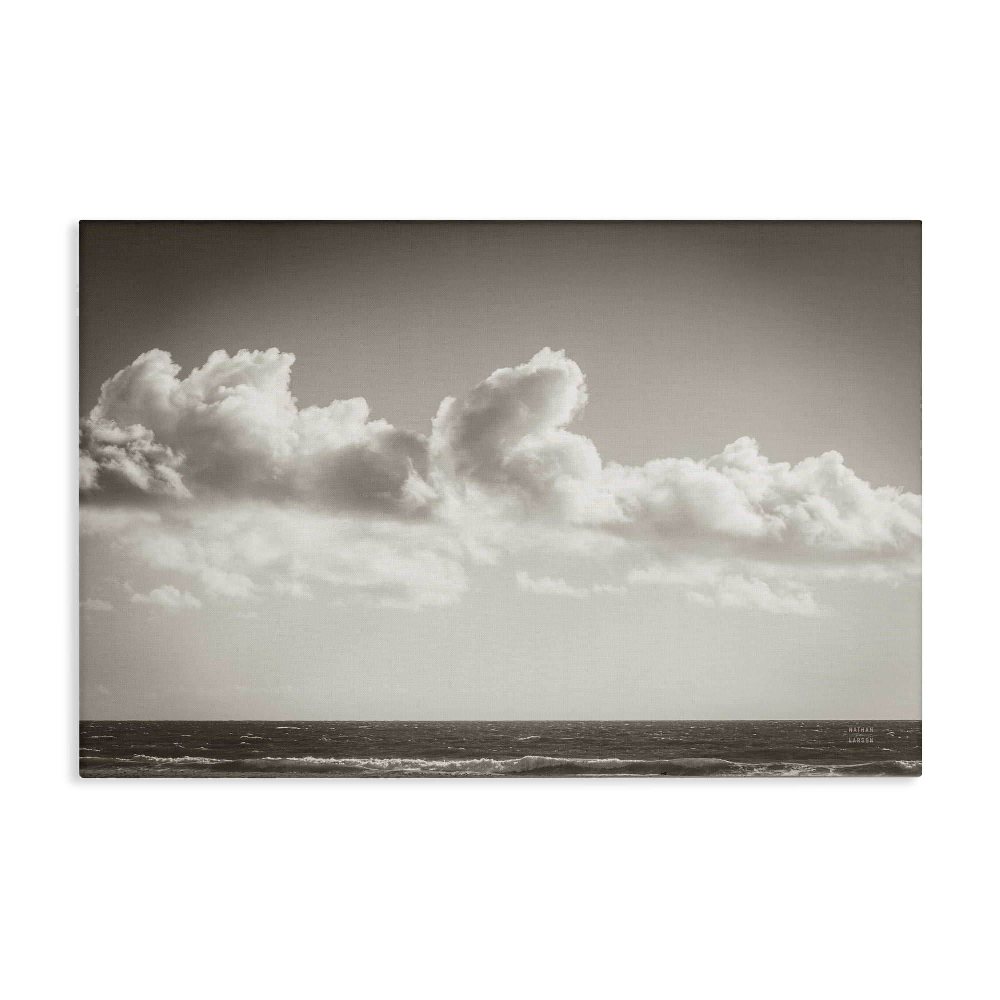 Stupell Industries Clouds over Venice Beach Landscape & Nature Photography Wrapped Canvas Art Print Wall Art, 24 x 16